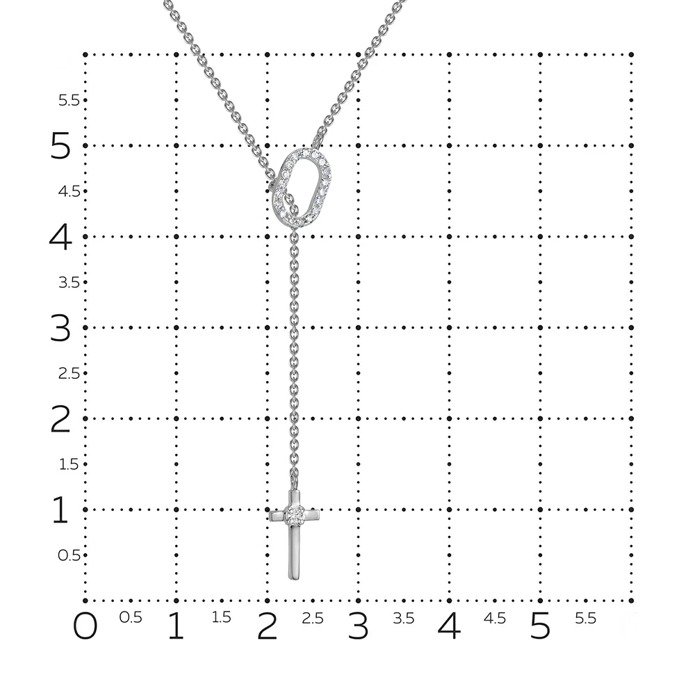 Колье 62107-251-46-01 золото Крест