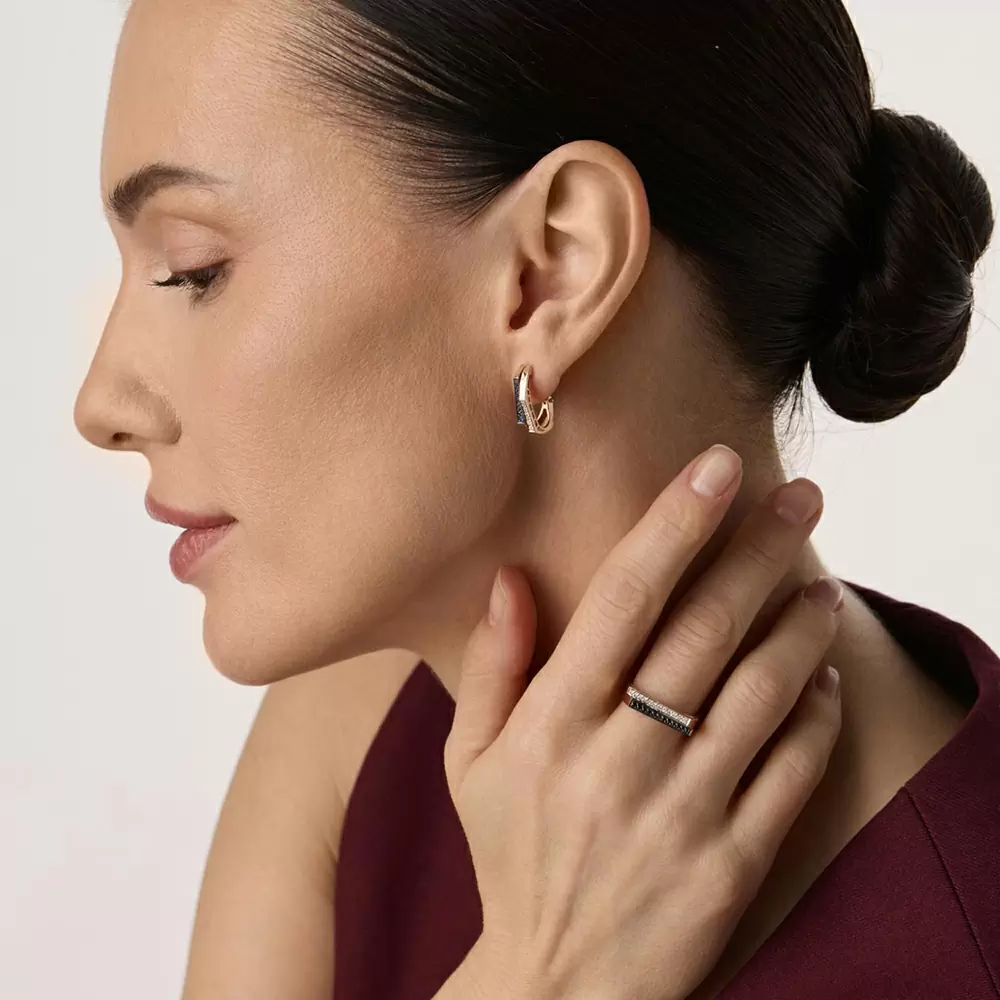 Серьги дорожка 27223-102 золото_1
