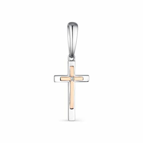 Крест декоративный 03-1786.000Б-00 серебро