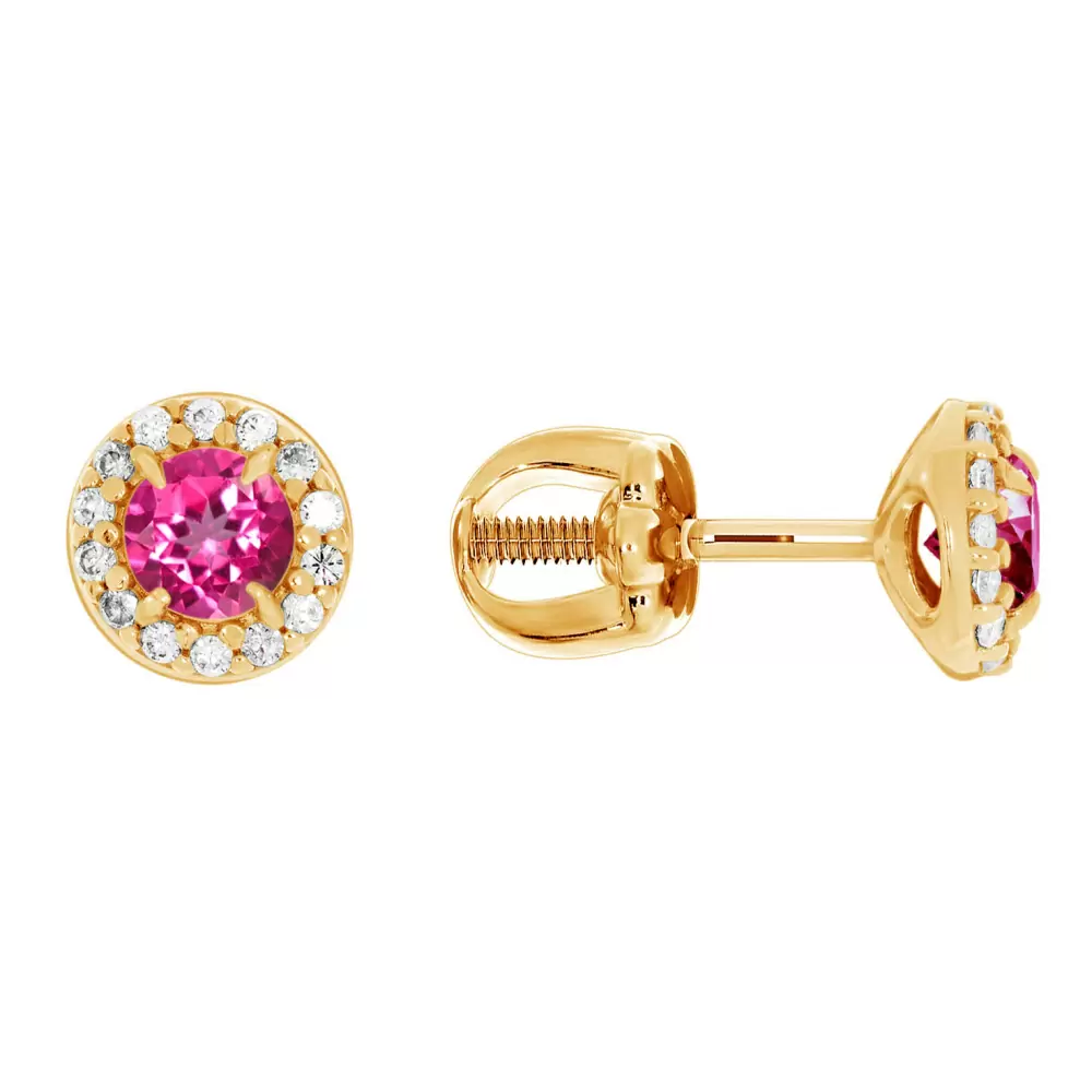 Серьги пусеты П320074140л-30 серебро