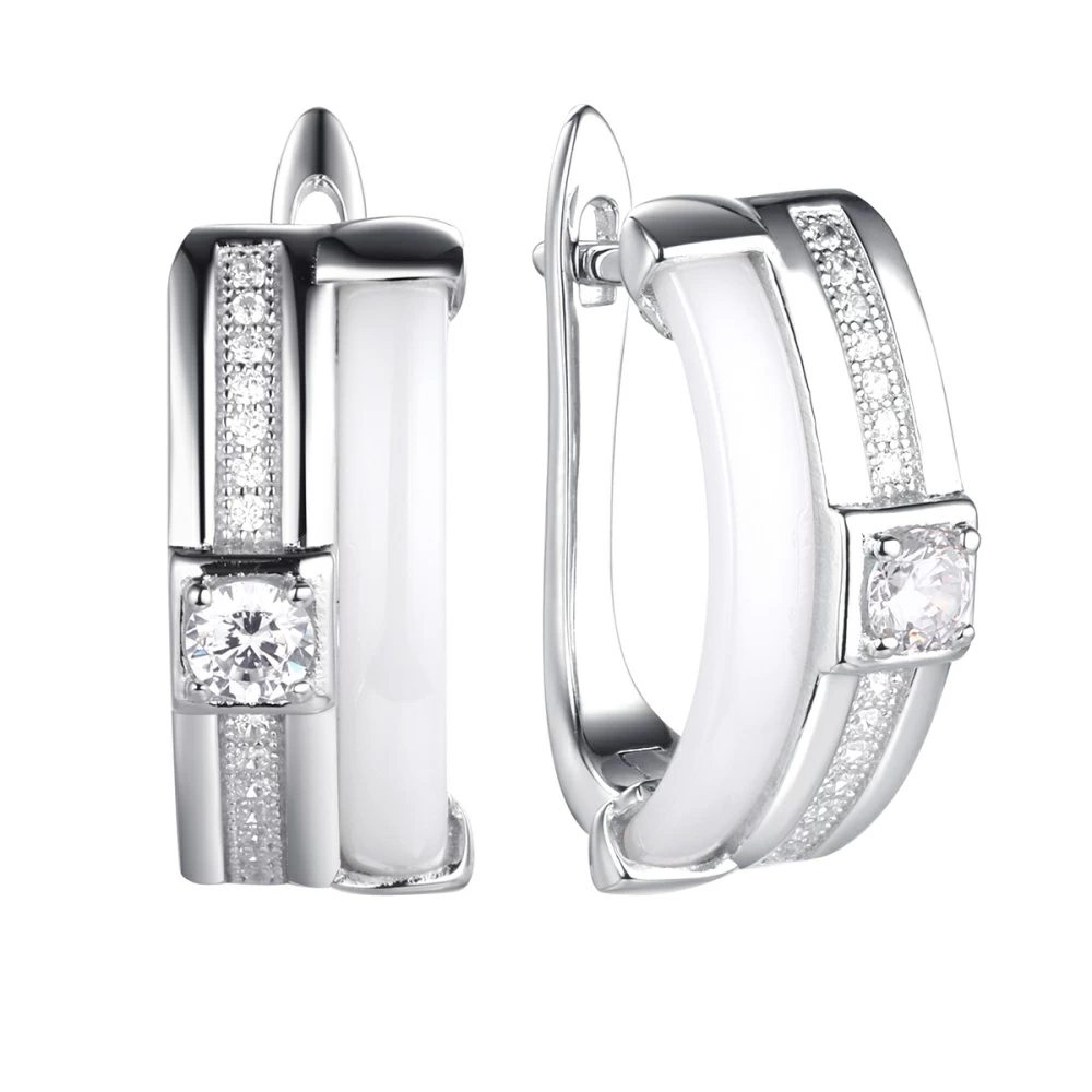 Серьги TC-E00691-W-W-W-X-W серебро