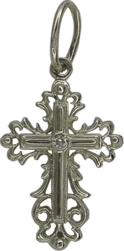 Крест христианский 1065н серебро