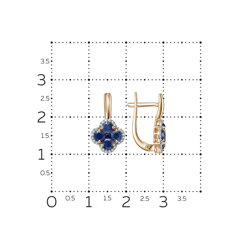 Серьги 21434-151-13-00 золото