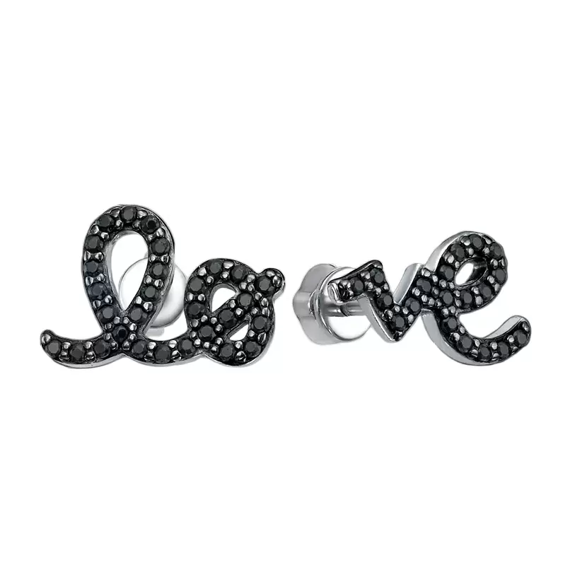 Серьги пусеты с211071.0010.01 серебро LOVE