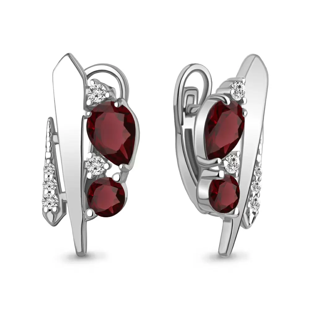 Серьги 4965003А.5 серебро