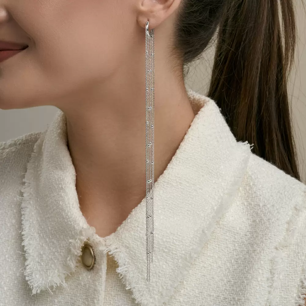 Серьги серьга одиночная 94170457 серебро_1