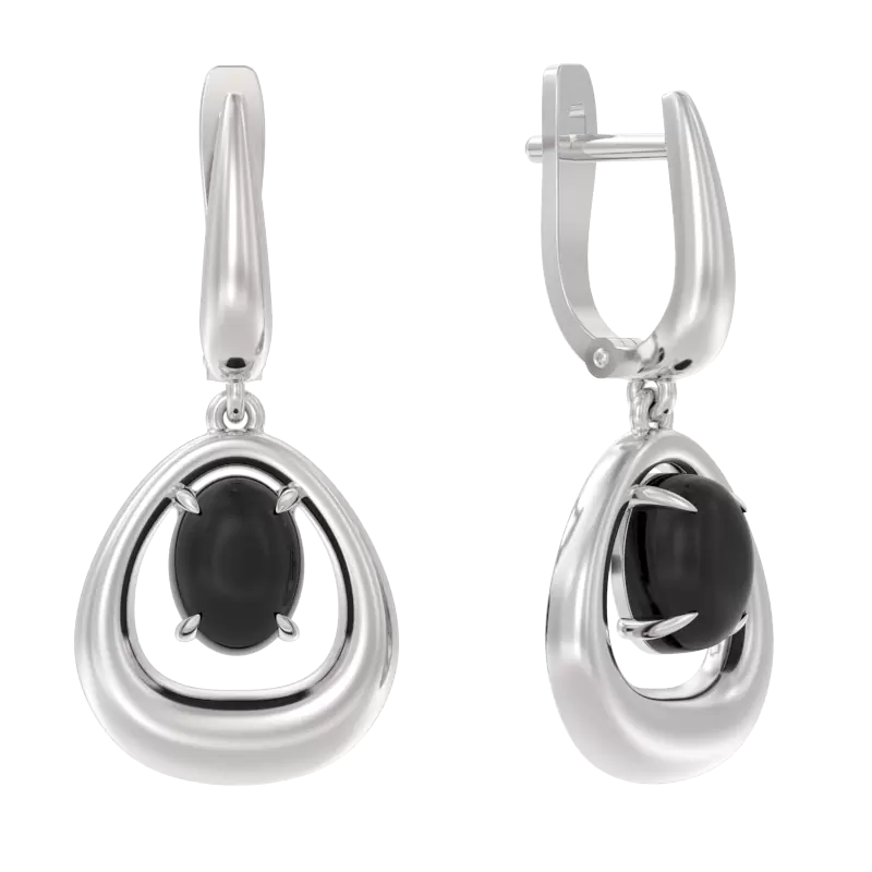 Серьги подвесные 1057052-01290-Y серебро