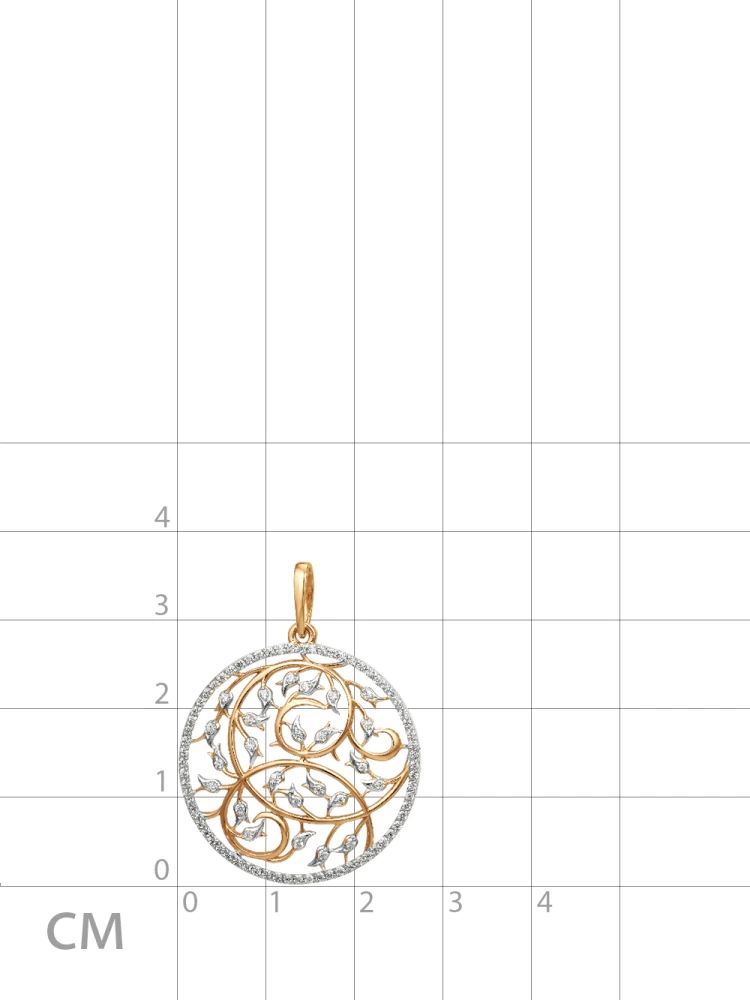 Подвеска 100228-1102 золото