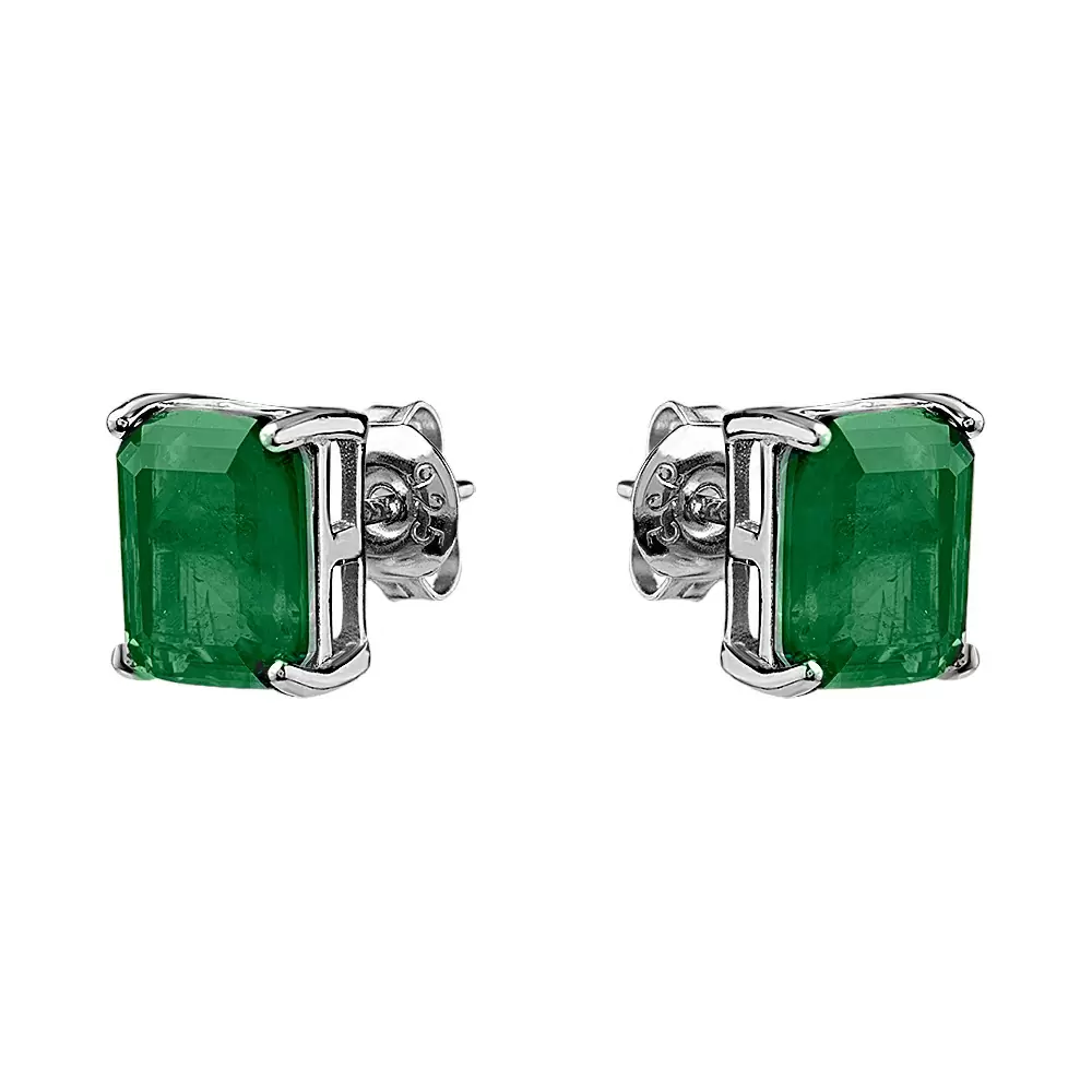 Серьги пусеты B20561-E-gr серебро