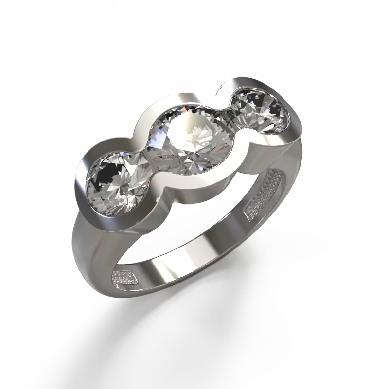 Кольцо 1028581-01210 серебро