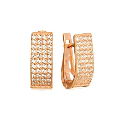 Серьги дорожка с1054п серебро