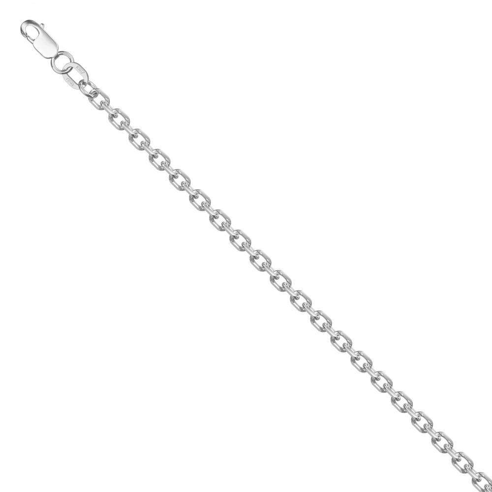 Цепь НЦ22-205Ю-3 d0.80 серебро Полновесная