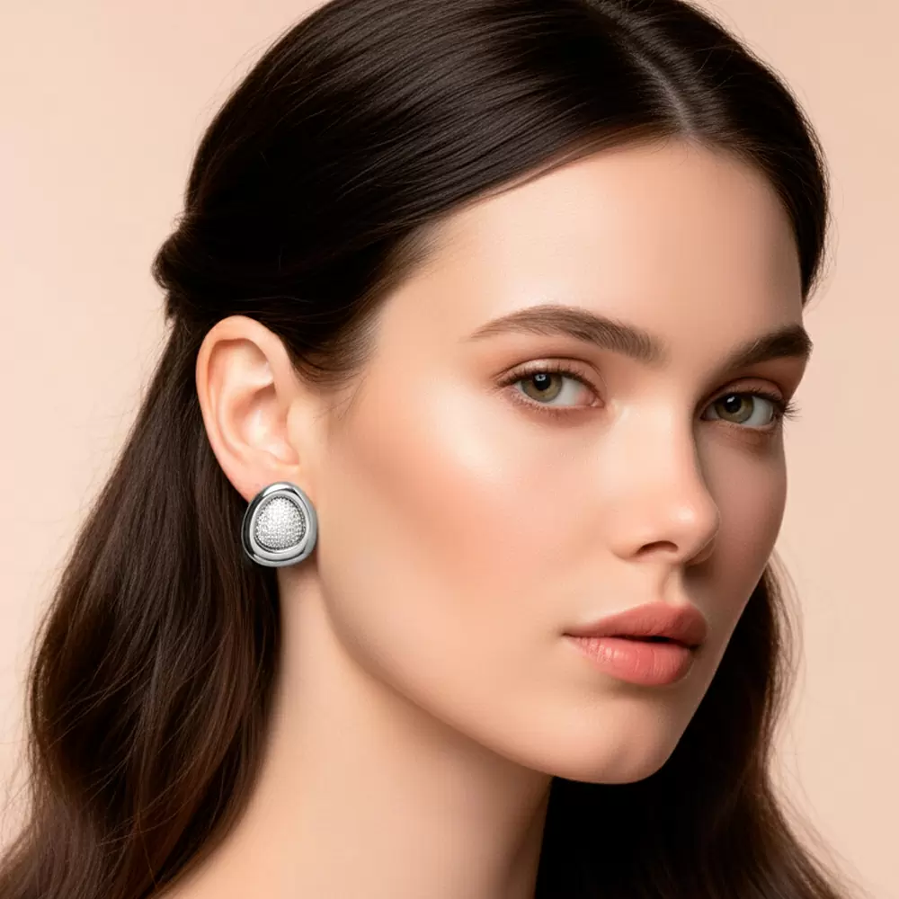 Серьги AG210014E-002S ювелирный сплав_1