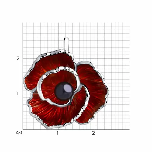 Подвеска 94032398 серебро