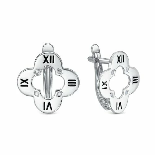 Серьги б1204801 золото Тиффани цифры