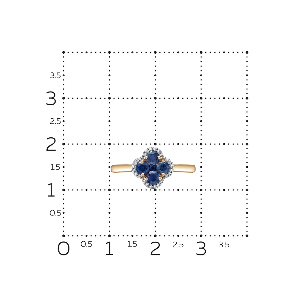 Кольцо 11434-151-13-00 золото