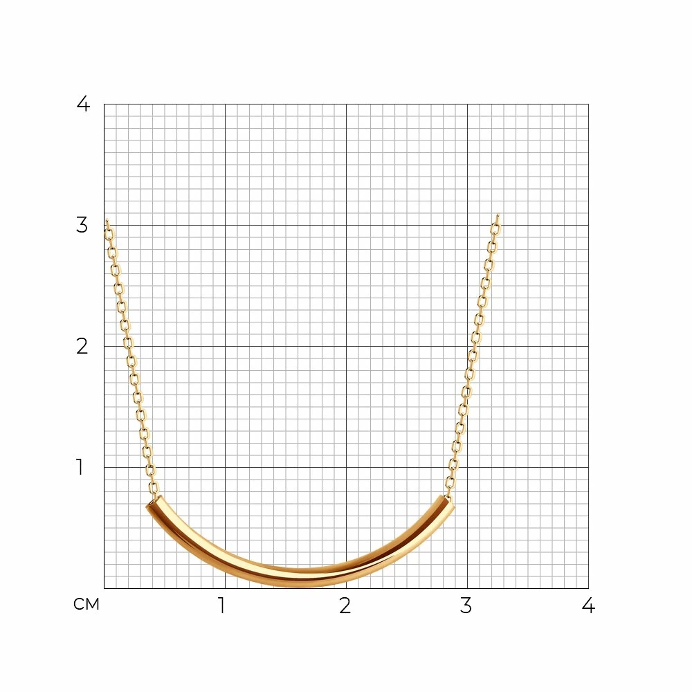 Колье 070580 золото
