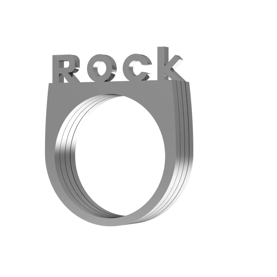 Кольцо 31-100698 серебро ROCK