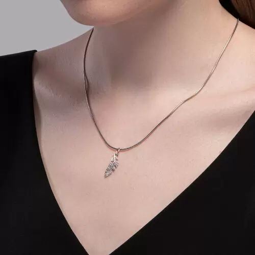 Подвеска 94033197 серебро перо