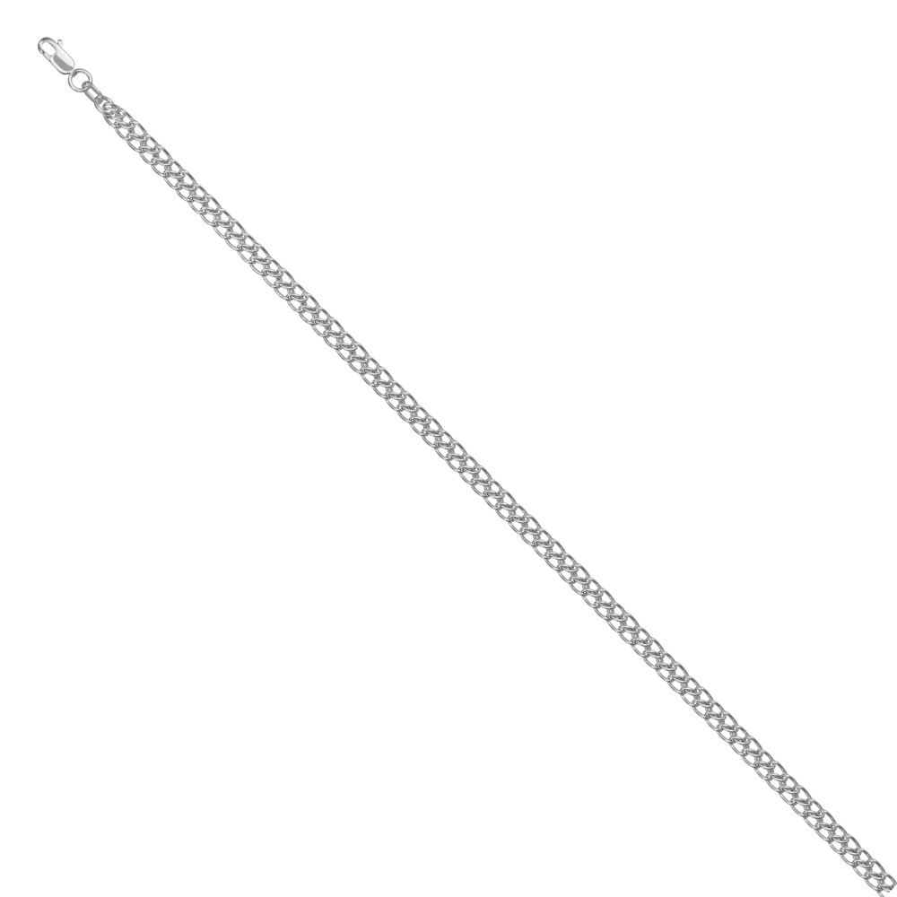 Цепь НЦ22-320Ю-3 d0.60 серебро Полновесная