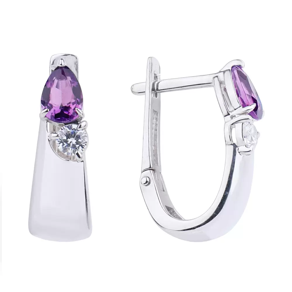Серьги 209371-001-0019 серебро