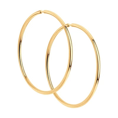 Серьги конго 93-124-01395-1 серебро