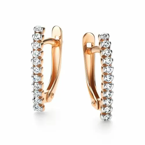 Серьги дорожка 26443-100 золото_0