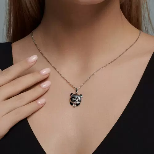 Подвеска 94032001 серебро Панда