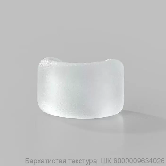 Серьги кафф 00-00000043 бел ювелирный сплав
