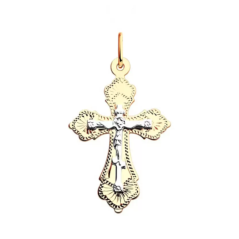 Крест христианский 121212 золото Полновесный_0