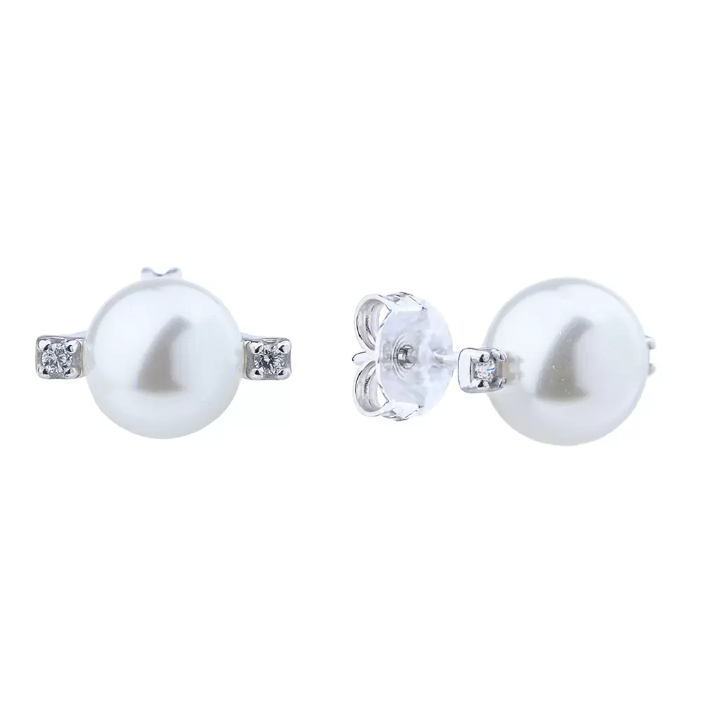 Серьги пусеты 1046222-01110-2S серебро