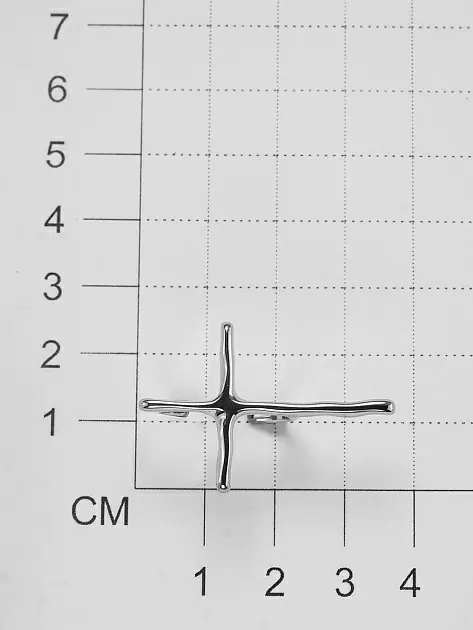 Кольцо 01-3696.0000-00 серебро Крест