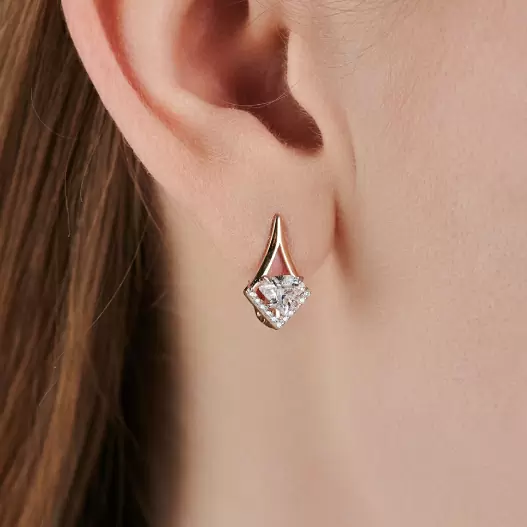 Серьги СргЛ14.бцSw.з585 золото
