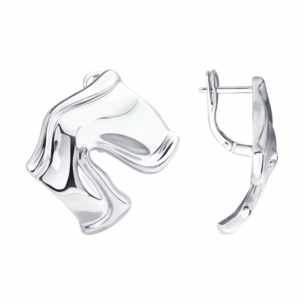 Серьги 94027300 серебро