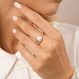 Кольцо 190-1-1078Р золото_2