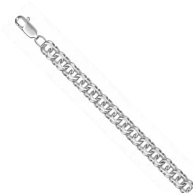 Браслет классический НБ22-056Ю-3 d1.00 серебро Полновесный_0