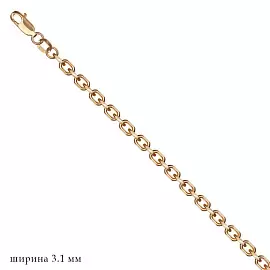 Цепь НЦ12-206А d1.00 золото Полновесная_3