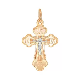 Крест христианский 23-0026 золото Полновесный_0