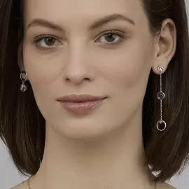 Серьги подвесные 02-4825.00ГХ-00 серебро_1