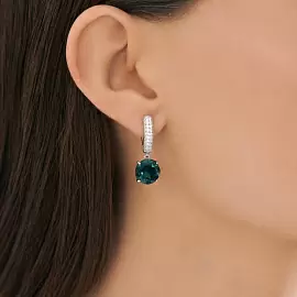 Серьги подвесные 92023195 серебро_1