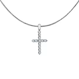 Крест декоративный ПДР0029В серебро