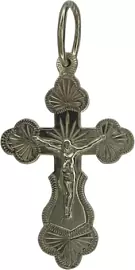 Крест христианский 1098н серебро