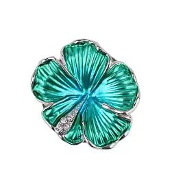 Брошь 61714330-3 ювелирный сплав Цветок_0