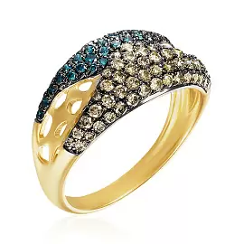 Кольцо 02500390029П золото_0