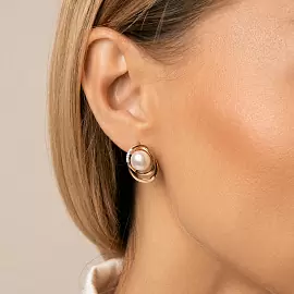 Серьги 290-1-1025Р золото_1