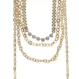 Колье многоярусное 002.05.00595 ювелирный сплав_1