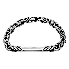 Браслет классический Ц1055-20S.o серебро_0