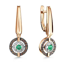 Серьги подвесные 26699-165 золото_0