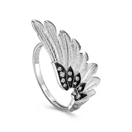 Кольцо 11-750-7989 серебро Крыло_0