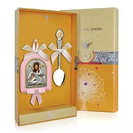 Посуда набор столовый РИ107НБ00802 серебро Вседержитель Иисус_0